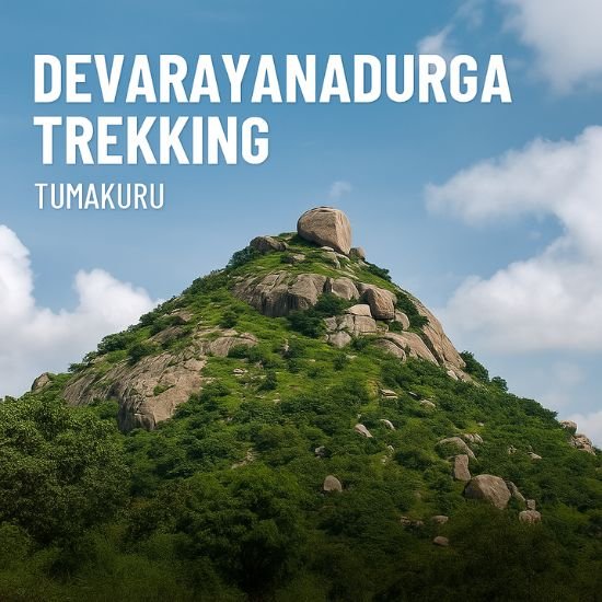 Scenic view of Devarayanadurga Trekking route with natural landscape and trekkers