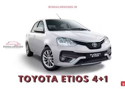 Toyota Etios available for rent in Bengaluru