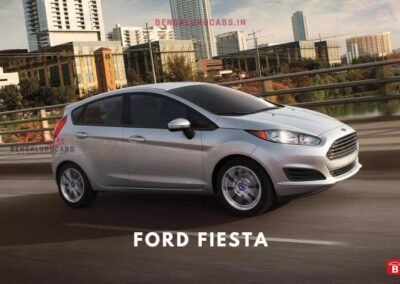 budget car rental Bengaluru Ford Fiesta cab ready for bookings